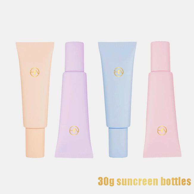 OEM Empty Foundation Bottle with Pump sunscreen packaging