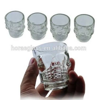 Creative Crystal Skull Head Brandy Snifters Vodka Whiskey Strong Drink Shot Glass Cup Mug Drinking Ware