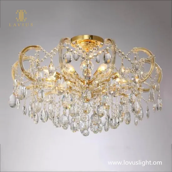 Light luxury hotel banquet hall decoration chandelier Villa dining room kitchen creative chandelier