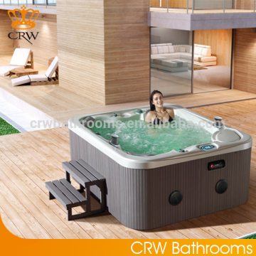 Capacity several persons outdoor and indoor massage bathtub/ whirlpool CRW CSPA002