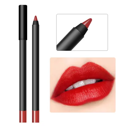 Wholesale Custom Logo Matte Waterproof Deep Brown Lip Liner