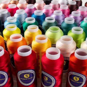 Wholesale Manufacturer of 100% Viscose Rayon Embroidery Thread in Rich Colors