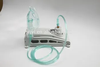 Hand or foot driven air pump nebulizer