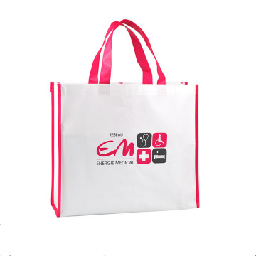 Non woven logo printing waterproof large capacity non woven tote bag