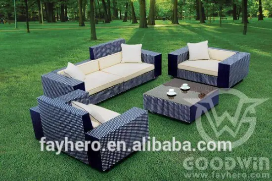 GW3076 SET new style wicker outdoor sofa furniture