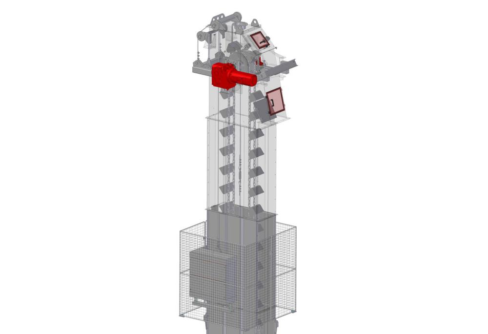 Double-Strand Chain Bucket Elevator for AMMONIUM NITRATE