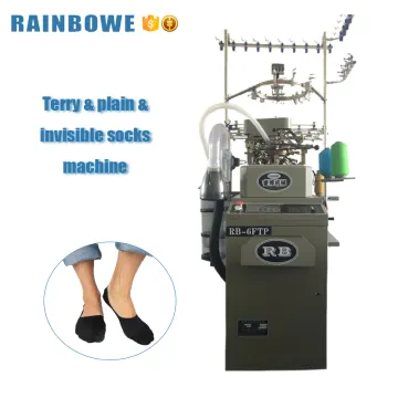 Computerized Knitting Machine for Producing Terry Invisible Cotton Socks
