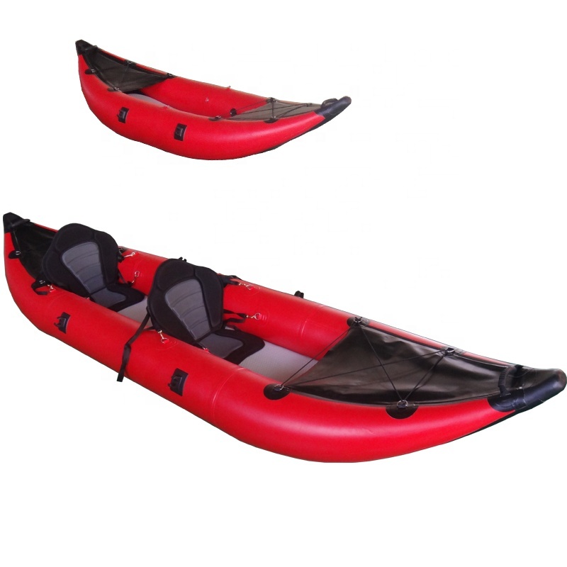 Foldable PVC Inflatable Double-Person Fishing Kayak