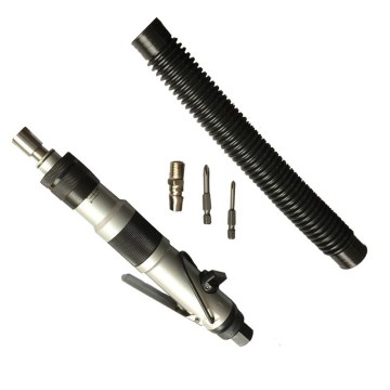 Professional Pneumatic Tools: Auto-Shutoff Reversible Air Impact Screwdriver with Quick Release Chuck