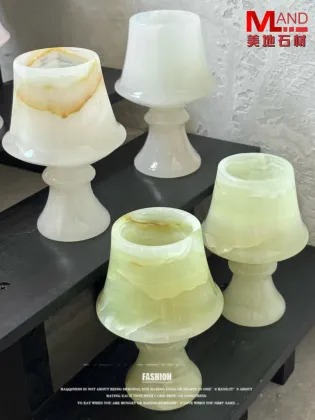 Natural Stone Aromatherapy Candle Holder Home Decor Christmas Ornament