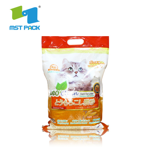 Laminated Plastic Resealable Custom Pet Feed Bags Animal