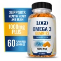 Brain Booster Santé mentale Omega Gummies