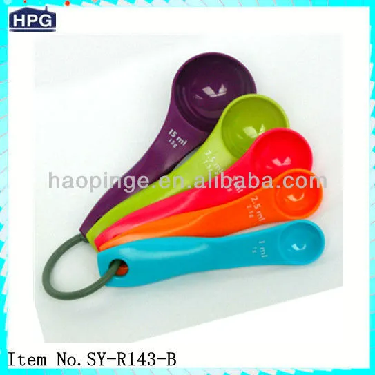 Perfect Kitchen 5pc Plastic Measuring Spoon Set
