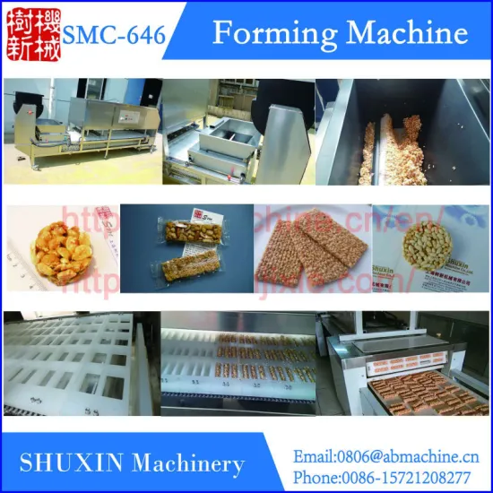 peanut candy production line,crispy peanut candy,poped rice candy,energy bar forming machine