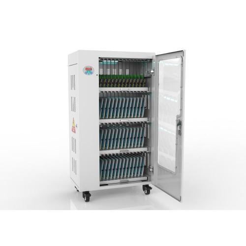52 port charging cart for multiple devices