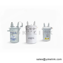 10KVA 25KVA 30KVA egyfázisú oszlopra szerelhető transzformátor