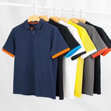 Weiß Unisex bestickte Poloshirt für kundenspezifisches Logo