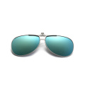 Custom Aviator Clip On Sunglasses For Glasses