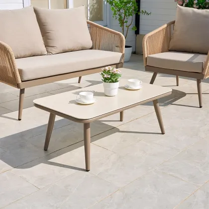 Woven Patio Furniture Set for Hotels, Apartments, and Home Offices