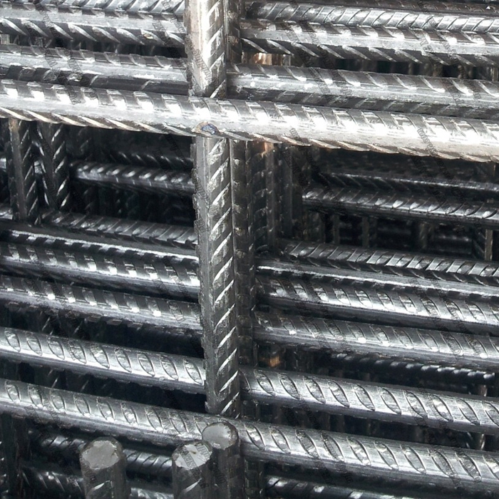 High strength concrete steel welded wire reinforcing mesh