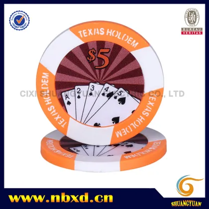 Customizable 11.5g Two-Tone Texas Hold'em Poker Chip