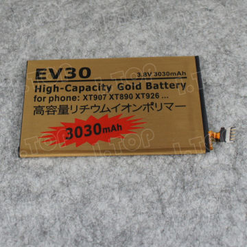 3030mAh Gold Battery for Motorola XT926 EV30 EV40