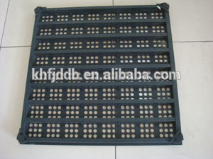 Panel lantai yang dibangkitkan keluli dengan penamat PVC