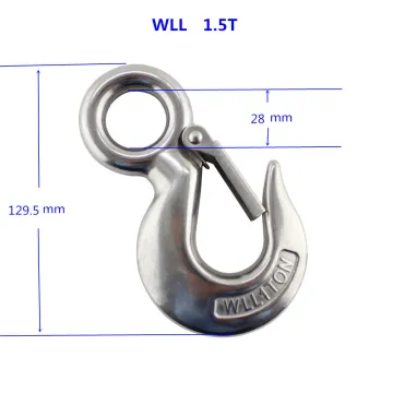 750kg Heavy Duty Stainless Steel S320 Crane Hooks Lifting Hook Block