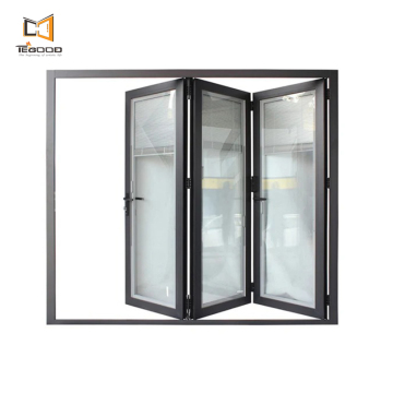 Australian Standard Aluminum Heavy Duty Double Glazing Bi-Folding Windows
