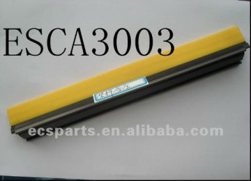 Yellow PVC with PVC Holder & Black Plastic End Cappings Escalator Safety Brush