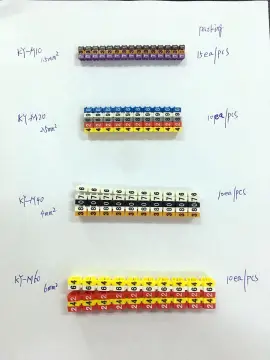 ROHS M Type Cable Marker with Different Marking