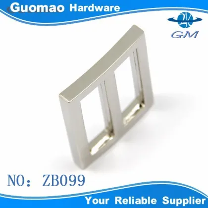 1.2inch square Decorative tri-glide buckle