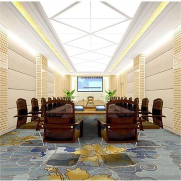 Modern 3D Printed Fire Resistant Nylon Carpet Tiles for Commercial Flooring