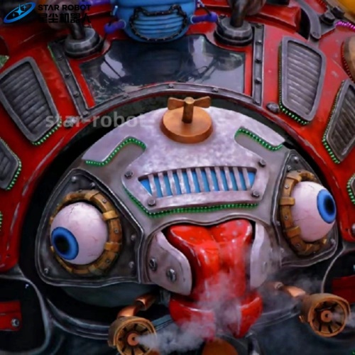 Robot mech untuk parade karnaval float