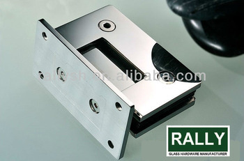 sliding brass shower door glass fittings