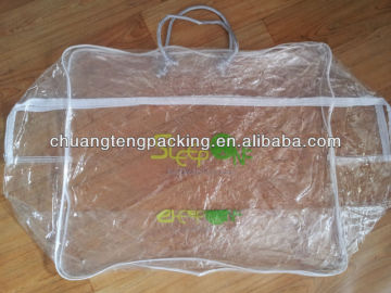 PLASTIC PVC PACKAGING BAG FOR QULITS OR BLANKET