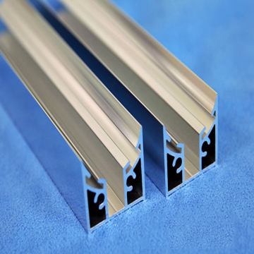 Shower Room Chemical Polishing Silver and Black Nickel Aluminium Profile for Korea Market