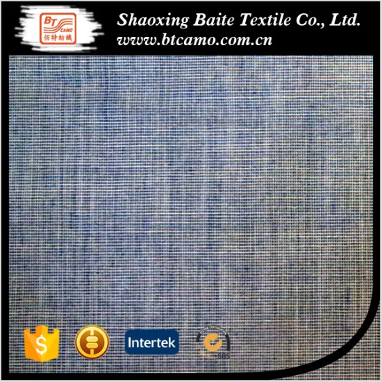 dope polyester cotton polyester yarn dyed shirt pants denim jeans fabric