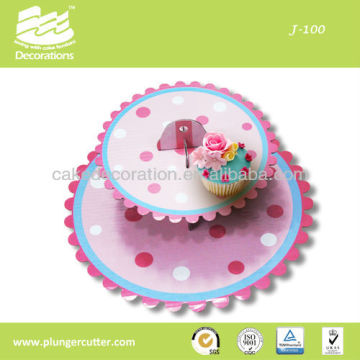 fondant cupcake cardboard stand/holder-2 tier