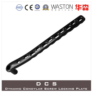 Titanium Dynamic Condylar Screw (DCS) Loc Plate with Available Combined Hole