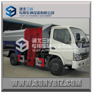 Dongfeng 4*2 5m3 95hp side loader garbage truck