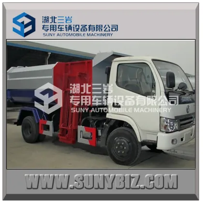 Dongfeng 4*2 garbage container garbage bin lifter truck