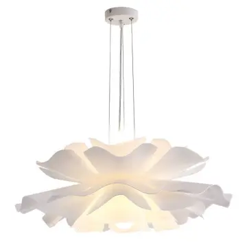 Flower Design Modern Chandeliers & Pendant Lights for Children's Bedroom and Wedding Decor with Plastic Shades