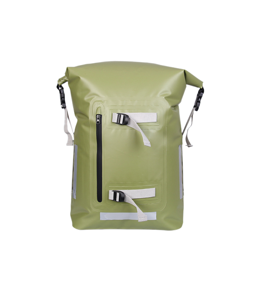 Zip Waterproof Backpack Bag For Kayaking