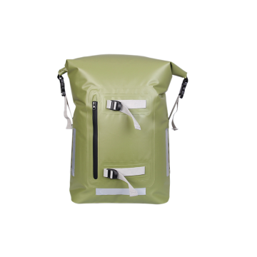 Zip waterproof backpack bag para sa kayaking