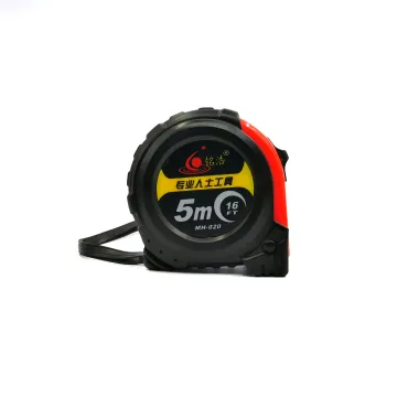 5 Meters Power Locked Rubber Coated Tape Measure