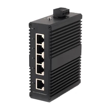 5 Port Industrial Ethernet Firewall Switch with OpenWRT