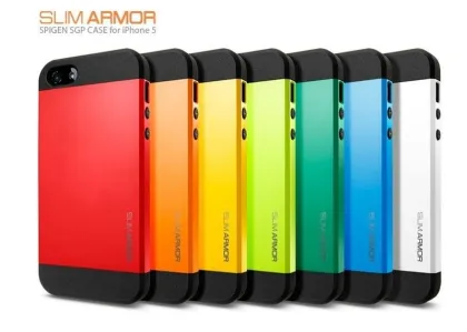 Colorful Hybrid Slim Armor Spigen Sgp Iphone 5 Protective Cases Dirt Proof
