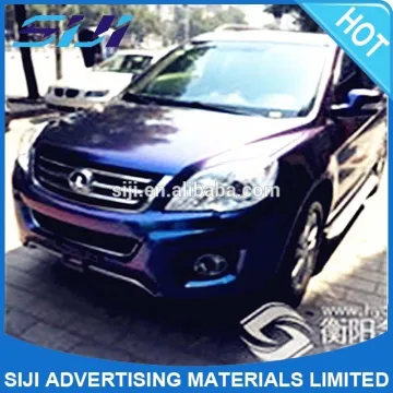 3D Carbon Fiber Chameleon chrome car film chameleon carbon vinyl sticker