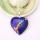 Heart Shape Lapis Lazuli 7 Chakras Gemstone Necklace